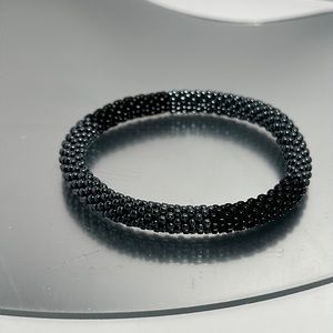 Sashka Black / Silver Bracelet 7"Original Size - #383